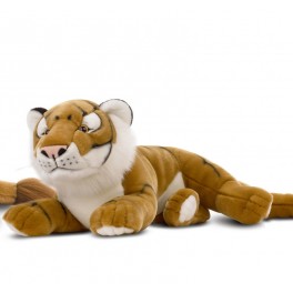 Peluche PASHKA TIGRE Au Sycomore - Bleu Griotte