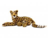 Peluche GLICKY GUEPARD Au Sycomore - Bleu Griotte