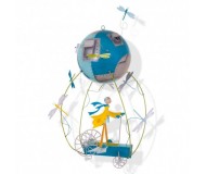 Mobile Schlumpeter L'enfant et l'avion L'oiseau Bateau - Bleu Griotte