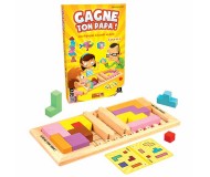 Jeu Gagne ton papa et le cube Houdini GIGAMIC - Bleu Griotte