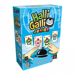 Jeu HALLI GALLI Junior - Jeu de cartes GIGAMIC - Bleu Griotte