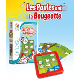 Les Poules ont la Bougeotte - Jeu SMART GAMES - Bleu Griotte