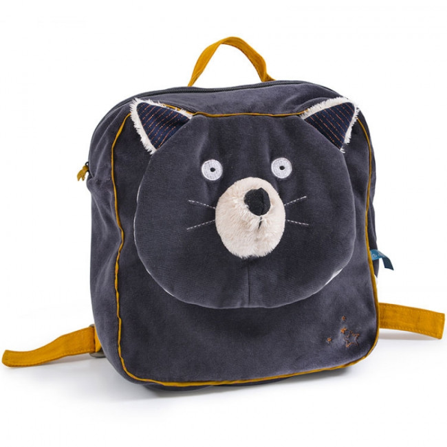Sac A Dos Chat Gris Alphonse Les Moustaches Brode Au Prenom Moulin Roty Bleu Griotte Sac A Dos Chat Gris Alphonse Les Moustaches Brode Au Prenom Moulin Roty Bleu Griotte