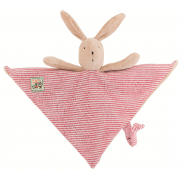 Doudou Sylvain le lapin La Grande Famille en tissu - Moulin Roty