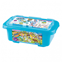 Aquabeads box Safari - Bleu Griotte