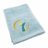 Serviette de bain bleue Renard personnalisable (50 x 100 cm) L'Oiseau Bateau - Bleu Griotte