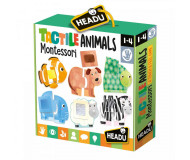 Tactile animals Montessori Headu - Bleu Griotte