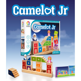 Jeu de stratégie Camelot jr - Jeu SMART GAMES - Bleu Griotte