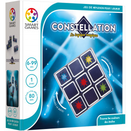Jeu de stratégie Constellation - Jeu SMART GAMES - Bleu Griotte