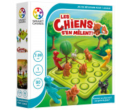 Jeu de stratégie Les chiens s'en mêlent - Jeu SMART GAMES - Bleu Griotte