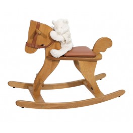 Moulin Roty Cheval à Bascule en Hêtre avec Siège Osier - Trotteur et  porteur Moulin Roty sur L'Armoire de Bébé