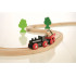 Petit circuit tradition de train en forêt - Jeux imitation bois BRIO – Bleu Griotte