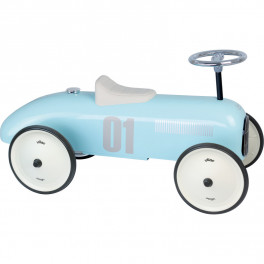 Porteur voiture vintage bleu tendre Vilac - Bleu Griotte