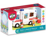 Ambulance Robin - WOW - Bleu Griotte