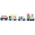 Train de cubes Vilac - Bleu Griotte