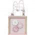 CUBE D'ACTIVITE ROSE  en bois - LITTLE DUTCH - Bleu Griotte