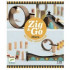 Circuit de billes Zig and Go en bois - Bleu Griotte