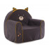 Fauteuil chauffeuse Les Moustaches Moulin Roty - Bleu Griotte