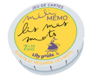 Jeu de mémoire Méli Mémo Lis mes mots Lily poule - Bleu Griotte