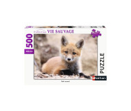 Puzzle Petit renard 500 pièces Nathan - Bleu Griotte