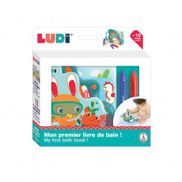 Mon premier livre de bain Ludi - Bleu Griotte