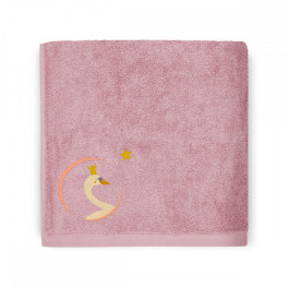 Serviette de bain Cygne Vieux Rose personnalisable (50 x 100 cm) L'Oiseau Bateau - Bleu Griotte