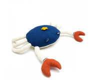 Coussin Crabe bleu marine L'Oiseau Bateau - Bleu Griotte