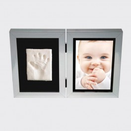 Kit empreinte bébé blanc LILIKIM - Bleu Griotte Kit empreinte bébé blanc LILIKIM - Bleu Griotte