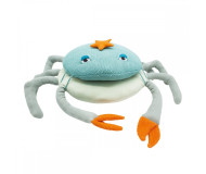 Coussin Grand Crabe turquoise L'Oiseau Bateau - Bleu Griotte