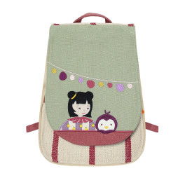 Sac à dos personnalisé enfant-pingouin L'Oiseau Bateau - Bleu Griotte Sac à dos personnalisé enfant-pingouin L'Oiseau Bateau - Bleu Griotte