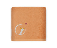 Serviette de bain Oie p&ecirc;che sauvage personnalisable (70 x 140 cm) L'Oiseau Bateau - Bleu Griotte