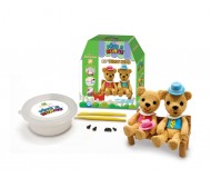 Kit teddy bear - Jeu de pâte à modeler Au Sycomore - Bleu Griotte