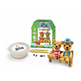 Kit teddy bear - Jeu de pâte à modeler Au Sycomore - Bleu Griotte