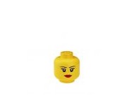 Tête de rangement LEGO PM Fille en plastique - LEGO
